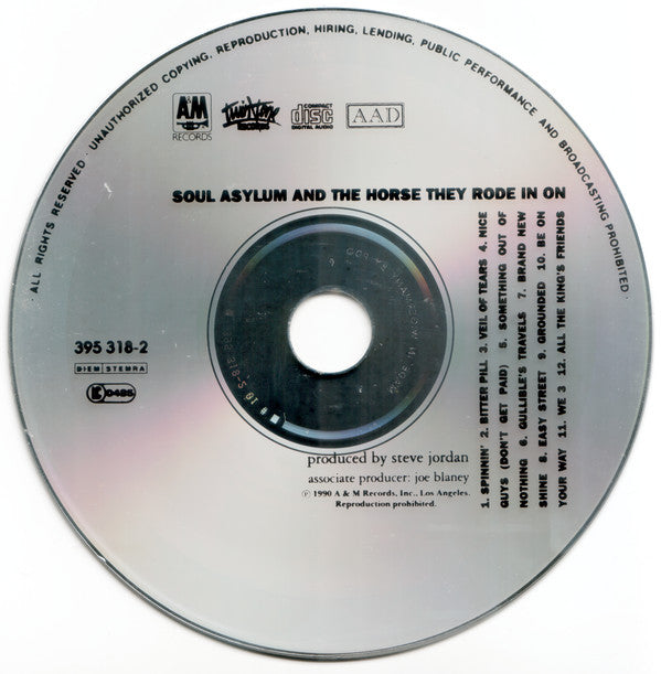 Soul Asylum (2) : And The Horse They Rode In On (CD, Album)