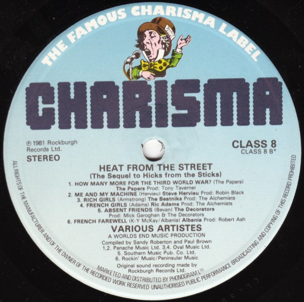 Various : Heat From The Street (LP, Comp)