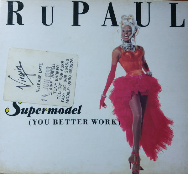 RuPaul : Supermodel (You Better Work) (CD, Maxi)