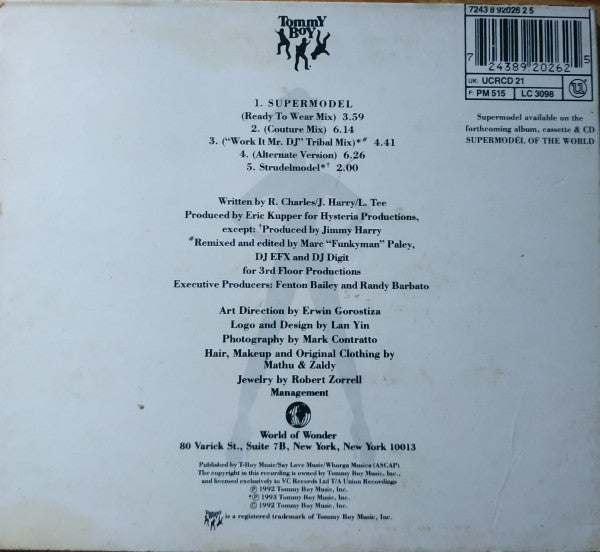 RuPaul : Supermodel (You Better Work) (CD, Maxi)