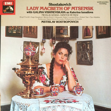 Shostakovich*, Galina Vishnevskaya, Nicolai Gedda, Dimiter Petkov, Mstislav Rostropovich : Lady Macbeth Of Mtsensk (3xLP + Box)