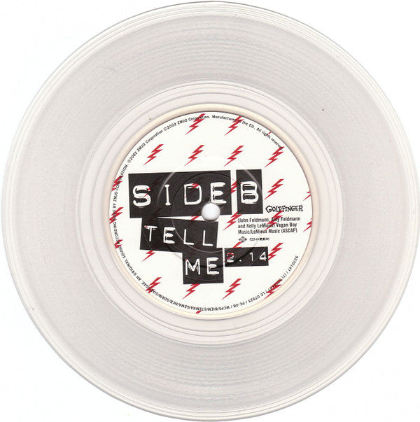 Goldfinger (7) : Spokesman (7", Single, Cle)