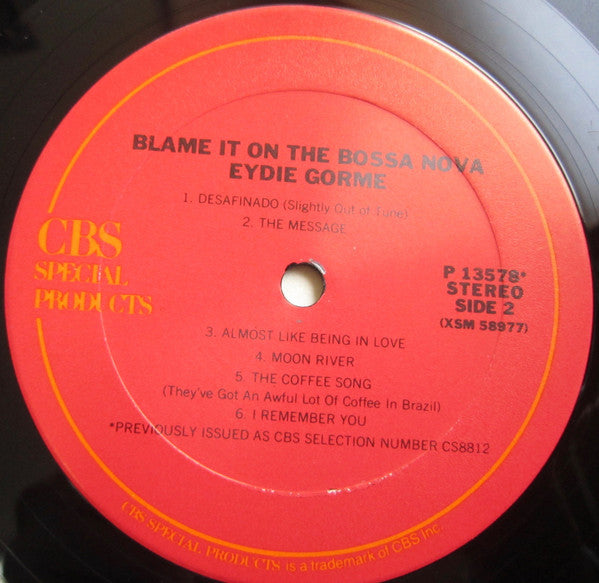 Eydie Gormé : Blame It On The Bossa Nova (LP, Album, RE)