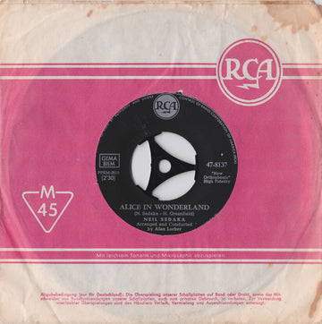 Neil Sedaka : Alice In Wonderland / Circulate (7")