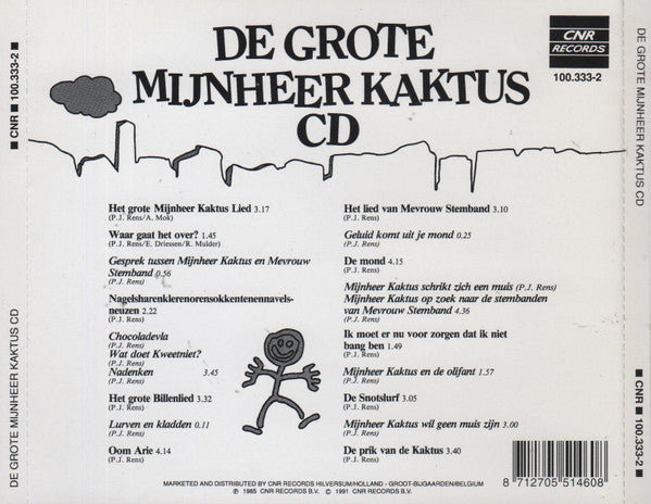 Meneer Kaktus : De Grote Mijnheer Kaktus CD (CD, Album)