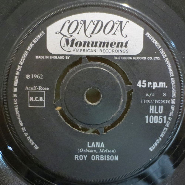 Roy Orbison : Lana (7", Single)