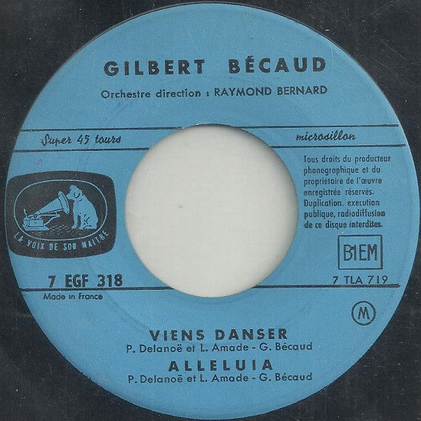 Gilbert Bécaud : Viens Danser (7", EP)