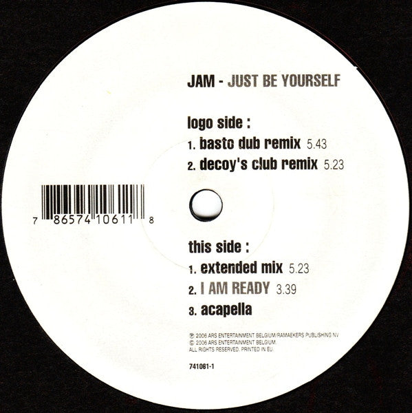 Jam (7) : Just Be Yourself (12")