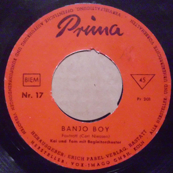 Kai Und Tom mit Begleitorchester* : Banjo Boy (Flexi, 7", S/Sided, Single)
