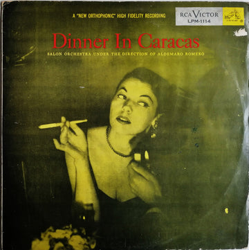 Salon Orchestra Under The Direction Of Aldemaro Romero : Dinner In Caracas (LP, Album)