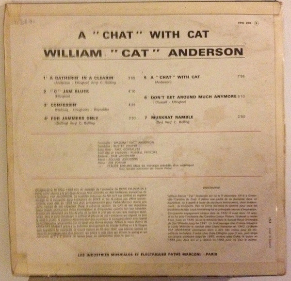 Cat Anderson : A Chat With Cat Anderson (LP, Album)