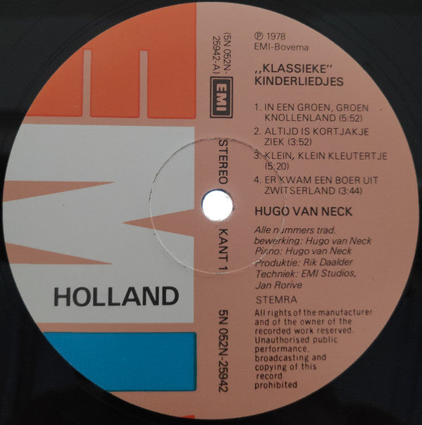 Hugo van Neck : Improvisations (LP, Album)