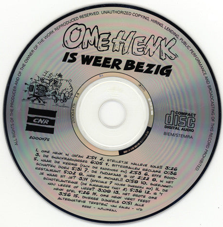 Ome Henk : Ome Henk Is Weer Bezig (CD)
