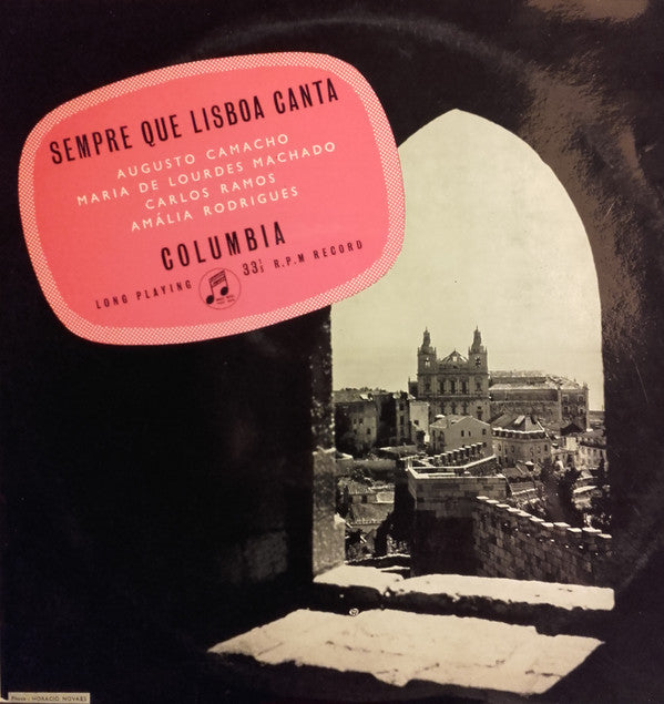 Augusto Camacho, Maria De Lourdes Machado, Carlos Ramos, Amália Rodrigues : Sempre Que Lisboa Canta (10", Comp)