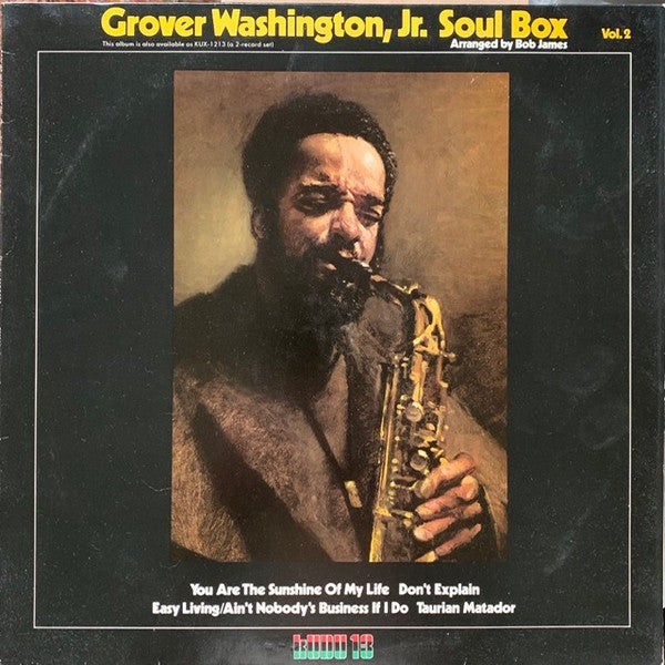 Grover Washington, Jr. : Soul Box Vol. 2 (LP, Album)