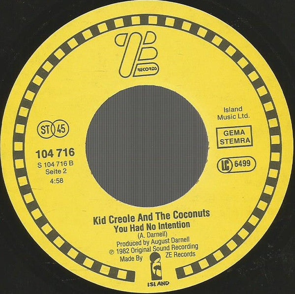 Kid Creole & The Coconuts* : Annie, I'm Not Your Daddy (7", Single)