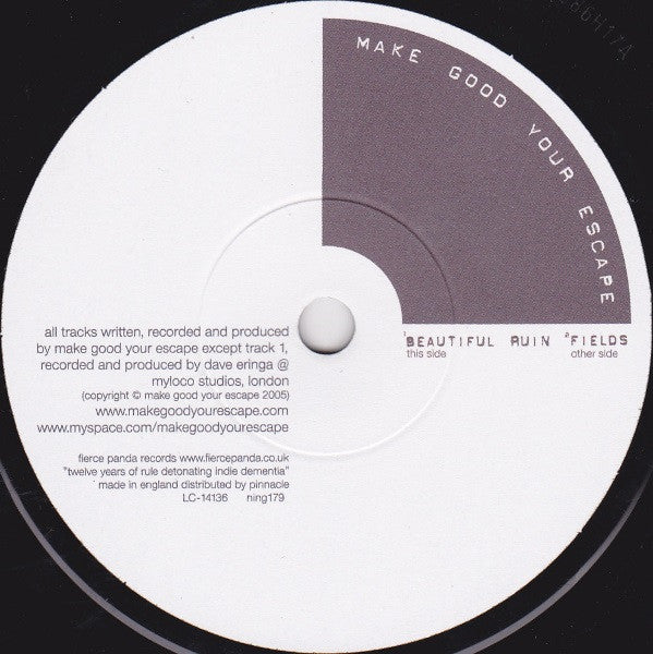 Make Good Your Escape : Beautiful Ruin (7")
