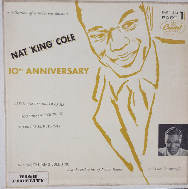 Nat King Cole : 10th Anniversary Part 1 (7", EP)