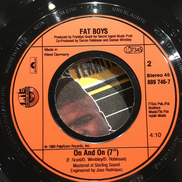 Fat Boys : Lie-Z (7")