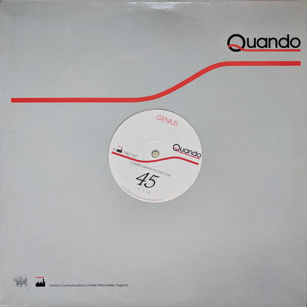 Quando Quango : Genius (12", Single)