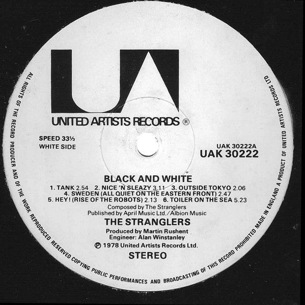 The Stranglers : Black And White (LP, Album + 7", Whi)