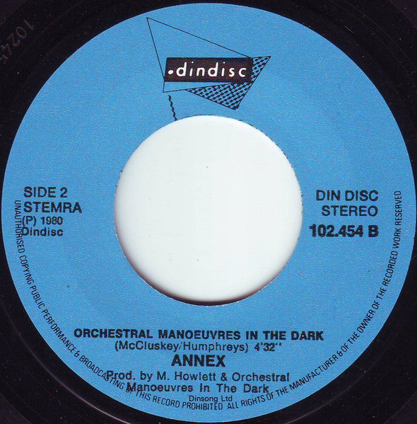 Orchestral Manoeuvres In The Dark : Enola Gay (7", Single)