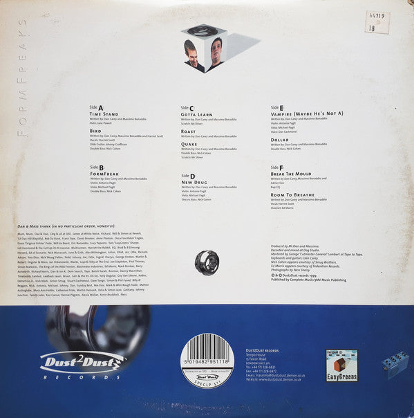 Danmass : Form Freaks (3x12", Album, Ltd)