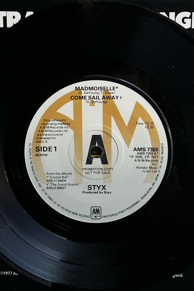Styx : 4-Track Maxi Single (7", Maxi, Promo)