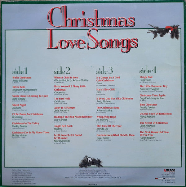 Various : Christmas Love Songs (2xLP, Comp)