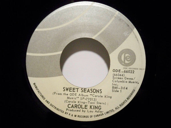 Carole King : Sweet Seasons / Pocket Money (7", Single)