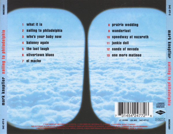 Mark Knopfler : Sailing To Philadelphia (HDCD, Album)