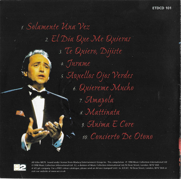 José Carreras : Love Songs From Spain (CD)