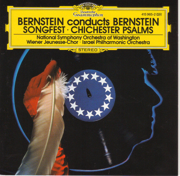 Leonard Bernstein, National Symphony Orchestra, Wiener Jeunesse-Chor, Israel Philharmonic Orchestra : Bernstein Conducts Bernstein: Songfest / Chichester Psalms (CD, Album)