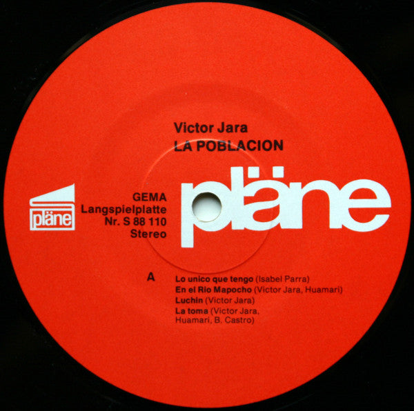 Victor Jara : La Poblacion (LP, Album, Gat)