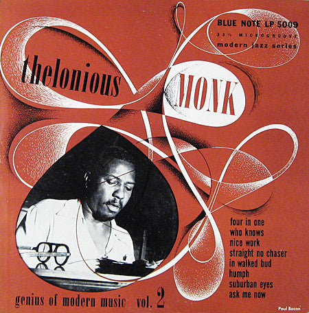 Thelonious Monk : Genius Of Modern Music Vol. 2  (10", Comp, Mono, Ltd, RE)