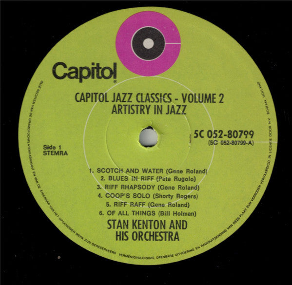 Stan Kenton And His Orchestra : Artistry In Jazz (LP, Comp, RE)