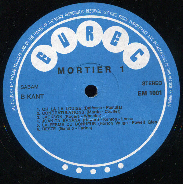 Mortierorgel : Mortier 1 (LP)