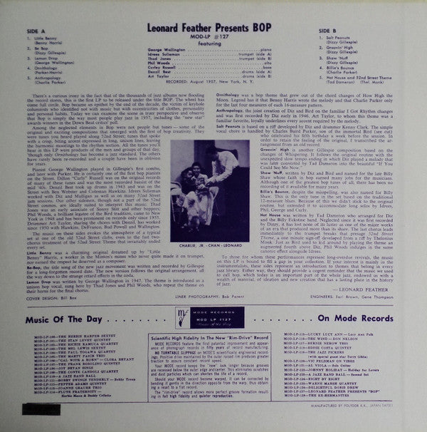 Leonard Feather : Leonard Feather Presents 52nd St. (LP, Album, Mono, RE)