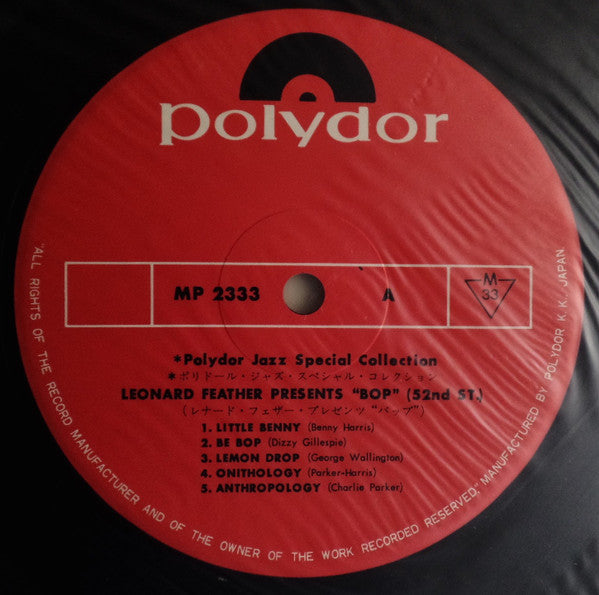 Leonard Feather : Leonard Feather Presents 52nd St. (LP, Album, Mono, RE)
