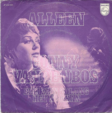 Conny Vandenbos : Alleen (7", Single)