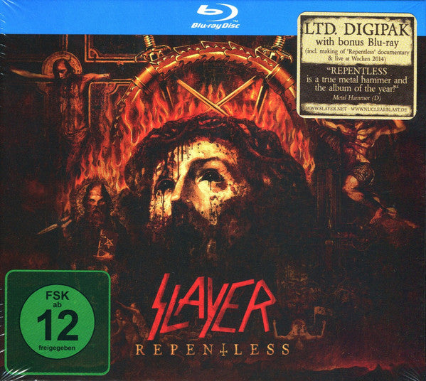 Slayer : Repentless (Box, Ltd + CD, Album + Blu-ray + Ltd, Dig + LP, Al)