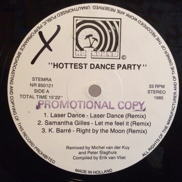 Various : Hot Dance Party (LP, Comp, Mixed, Promo)