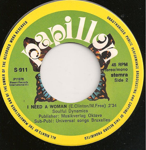 Soulful Dynamics : Crying Man (7")
