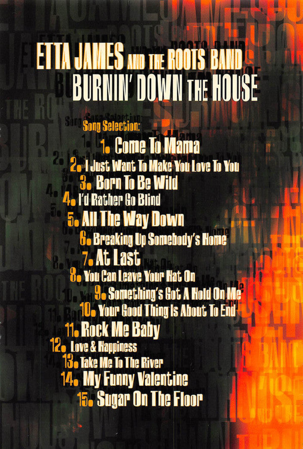 Etta James & The Roots Band (2) : Burnin' Down The House (DVD-V, PAL)