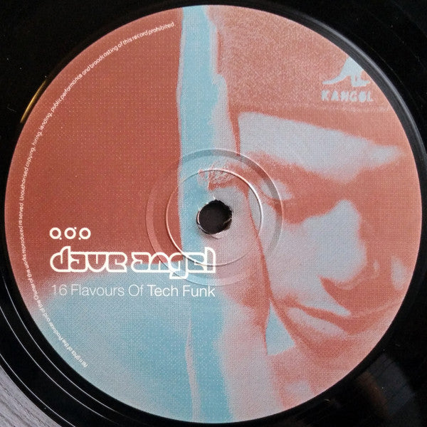 Dave Angel : 16 Flavours Of Tech Funk (4xLP, Comp)