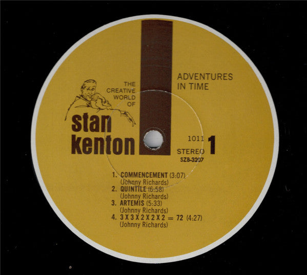 Stan Kenton : Adventures In Time (LP, Album, RE)