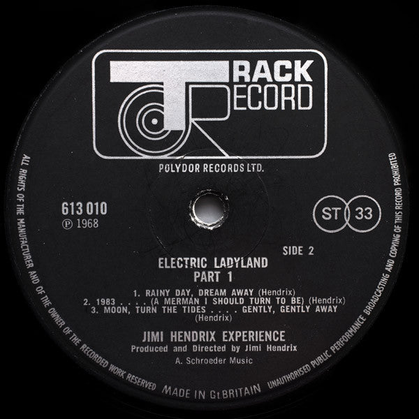 The Jimi Hendrix Experience : Electric Ladyland Part 1 (LP, Album)