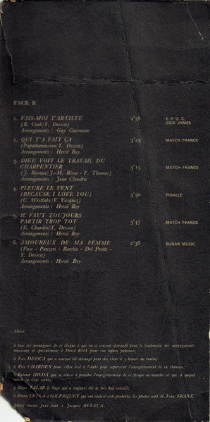 Richard Anthony (2) : Amoureux De Ma Femme (LP, Album)