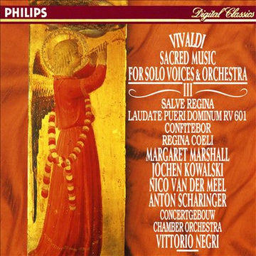 Antonio Vivaldi : Concertbouw Chamber Orchestra,Vittorio Negri  Sacred Music vol.III (CD, Album)