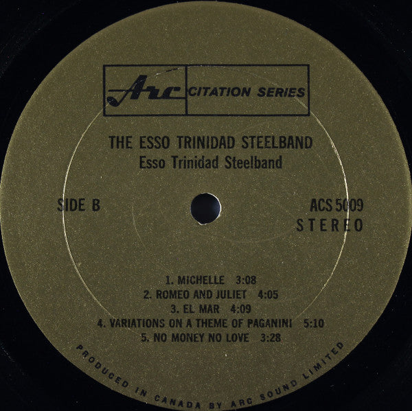 The Esso Trinidad Steel Band : On Tour (LP)